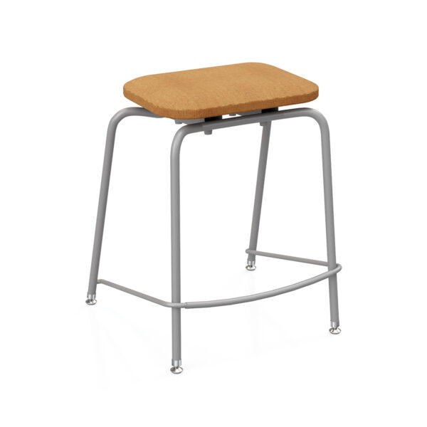 24" Groove Backless Stool